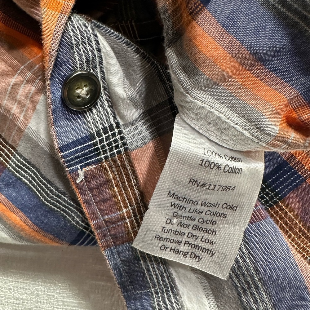 Dakota Grizzly Casual Men's Short Sleeve Button-up Plaid Shirt XXL - Picture 5 of 10